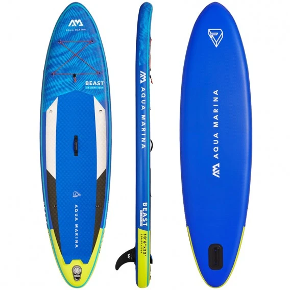 Aqua Marina Beast 10.6 Aufblasbares Stand Up Paddle Board SUP Komplett Set 4 Aqua Marina Beast 10.6 Aufblasbares Stand Up Paddle Board SUP Komplett Set – Bild 2