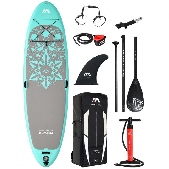 Aqua Marina Dhyana 11.0 Yoga SUP Aufblasbares Stand Up Paddle Board Set 3 Aqua Marina Dhyana 11.0 Yoga SUP Aufblasbares Stand Up Paddle Board Set