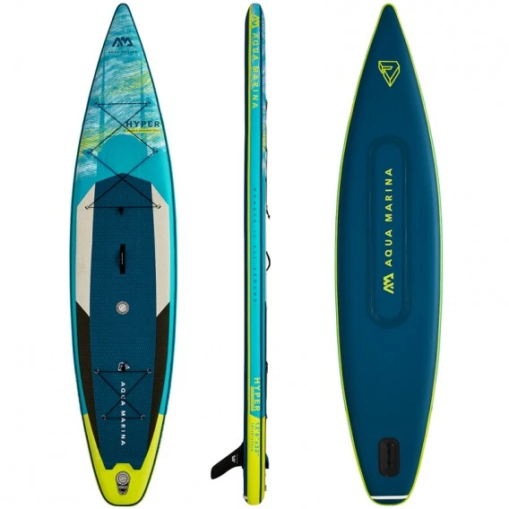 Aqua Marina Hyper 12.6 Touring Aufblasbares SUP Stand Up Paddle Board 4 Aqua Marina Hyper 12.6 Touring Aufblasbares SUP Stand Up Paddle Board – Bild 2