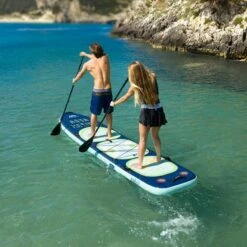 Aqua Marina Super Trip Tandem Aufblasbares Stand Up Paddle Board SUP -Adventure Paddel Verkauf aqua marina super trip tandem aufblasbares stand up paddle board sup 4