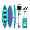 Aquatone Blast 13.6 Aufblasbares 3 Personen Kajak Set Luftboot 2 Aquatone Blast 13.6 Aufblasbares 3 Personen Kajak Set Luftboot -Adventure Paddel Verkauf aquatone blast 136 aufblasbares 3 personen kajak set luftboot