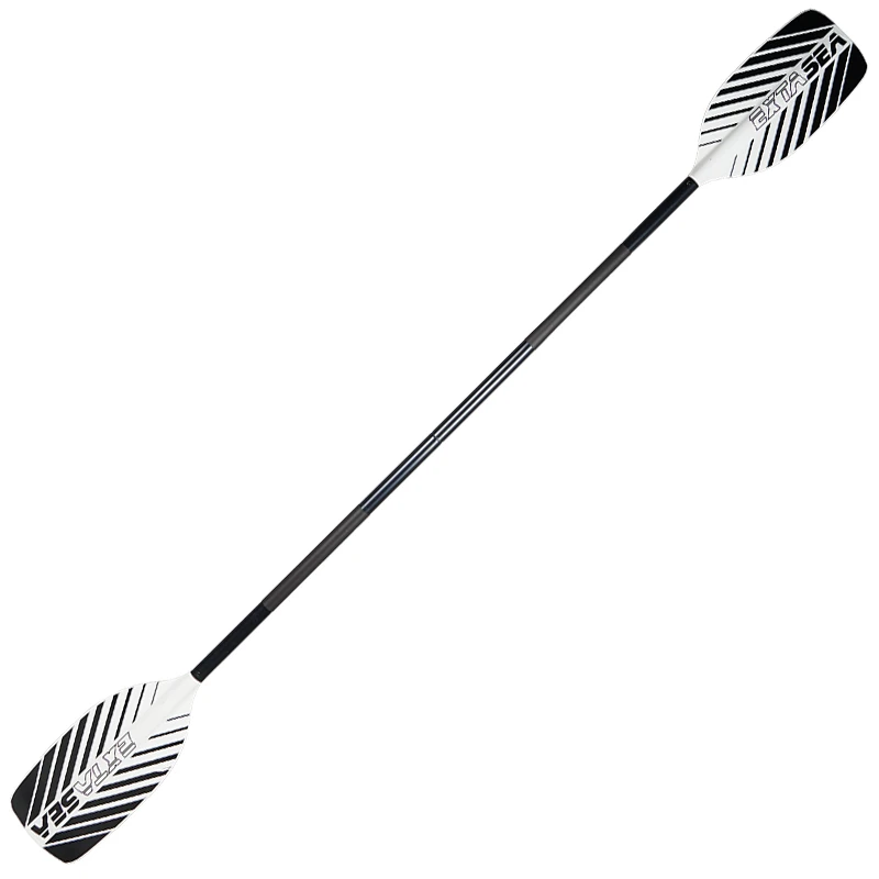 ExtaSea Alu Paddelkombination Doppelpaddel Stechpaddel Black And White 4 ExtaSea Alu Paddelkombination Doppelpaddel Stechpaddel Black And White – Bild 2