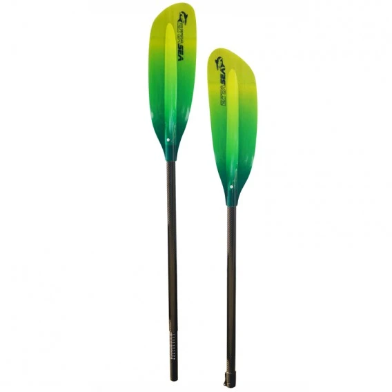 ExtaSea Pro Tour Carbon Vario Doppelpaddel | 230-240cm | 2-teilig | Lime-yellow 6 ExtaSea Pro Tour Carbon Vario Doppelpaddel | 230-240cm | 2-teilig | Lime-yellow – Bild 4
