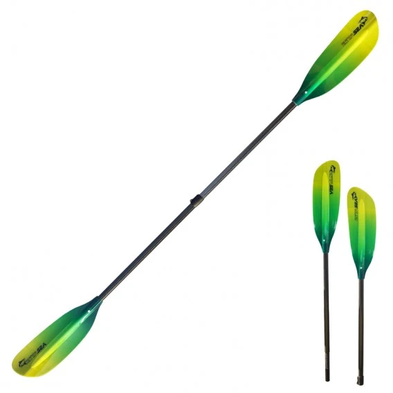 ExtaSea Pro Tour Carbon Vario Doppelpaddel | 230-240cm | 2-teilig | Lime-yellow 3 ExtaSea Pro Tour Carbon Vario Doppelpaddel | 230-240cm | 2-teilig | Lime-yellow