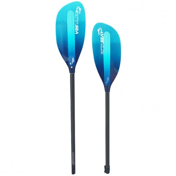 ExtaSea Pro-XL Carbon Vario Doppelpaddel | 220-240cm | 2-teilig | Blue-light Blue 6 ExtaSea Pro-XL Carbon Vario Doppelpaddel | 220-240cm | 2-teilig | Blue-light Blue – Bild 4