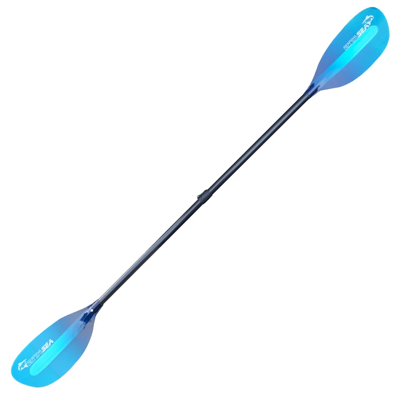 ExtaSea Pro-XL Carbon Vario Doppelpaddel | 220-240cm | 4-teilig | Blue-light Blue 4 ExtaSea Pro-XL Carbon Vario Doppelpaddel | 220-240cm | 4-teilig | Blue-light Blue – Bild 2
