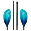 ExtaSea Pro-XL Carbon Vario Doppelpaddel | 220-240cm | 4-teilig | Blue-light Blue -Adventure Paddel Verkauf extasea pro xl carbon vario doppelpaddel 220 240cm 4 teilig blue light blue