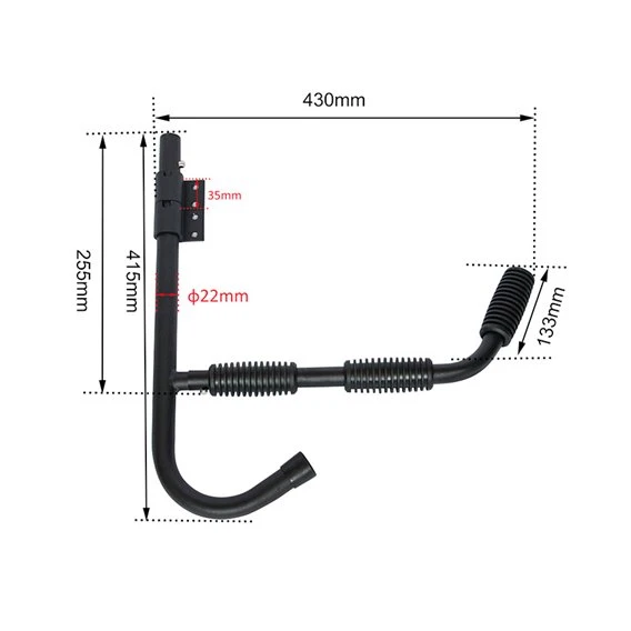 ExtaSea Schwenkbare Kajak Wandhalterung Mit Paddelhalter 7 ExtaSea Schwenkbare Kajak Wandhalterung Mit Paddelhalter – Bild 5