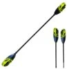 ExtaSea Tour Vario Fiberglas Doppelpaddel | 220-240cm | 2-teilig | Schwarz-lime -Adventure Paddel Verkauf extasea tour vario fiberglas doppelpaddel 220 240cm 2 teilig schwarz lime