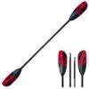 ExtaSea Tour Vario Fiberglas Doppelpaddel | 220-240cm | 4-teilig | Schwarz-rot 2 ExtaSea Tour Vario Fiberglas Doppelpaddel | 220-240cm | 4-teilig | Schwarz-rot -Adventure Paddel Verkauf extasea tour vario fiberglas doppelpaddel 220 240cm 4 teilig schwarz rot