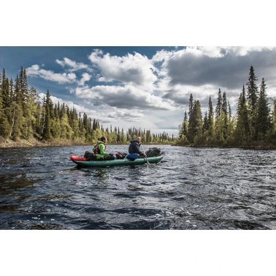 Gumotex Palava 2er Kanadier Schlauchboot Trekking Kanu Grün 4 Gumotex Palava 2er Kanadier Schlauchboot Trekking Kanu Grün – Bild 2