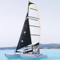MiniCat 420 Evoque Aufblasbarer Katamaran Segelboot -Adventure Paddel Verkauf minicat 420 evoque aufblasbarer katamaran segelboot 3