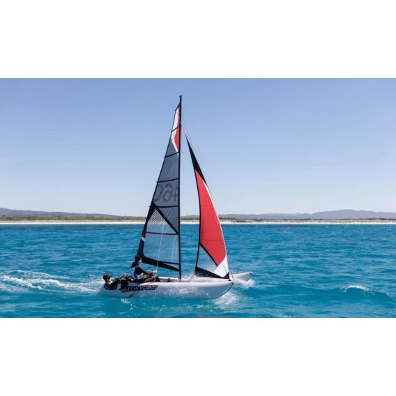 MiniCat 460 Esprit Aufblasbarer Katamaran Segelboot 3 MiniCat 460 Esprit Aufblasbarer Katamaran Segelboot