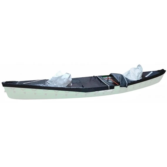 Pakboats Verdeck Für PakCanoe 160 Spritzdecke Mit Schürzen Dunkelgrau-schwarz 4 Pakboats Verdeck Für PakCanoe 160 Spritzdecke Mit Schürzen Dunkelgrau-schwarz – Bild 2