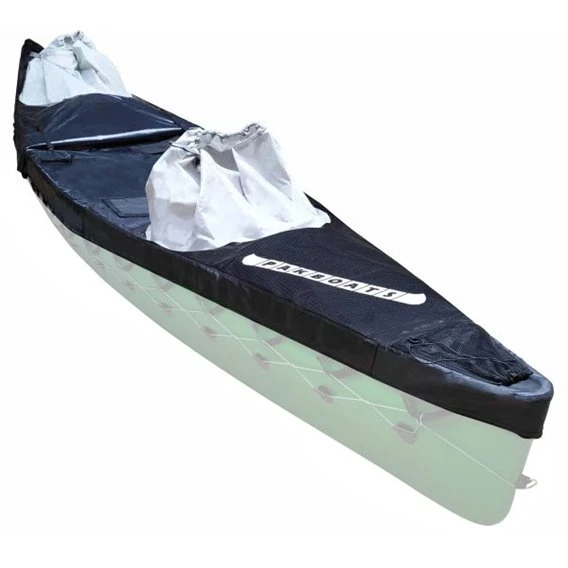Pakboats Verdeck Für PakCanoe 160 Spritzdecke Mit Schürzen Dunkelgrau-schwarz 3 Pakboats Verdeck Für PakCanoe 160 Spritzdecke Mit Schürzen Dunkelgrau-schwarz
